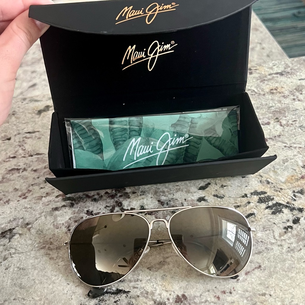 Men’s Maui Jim Maverick Sunglasses Aviators W/ Readers